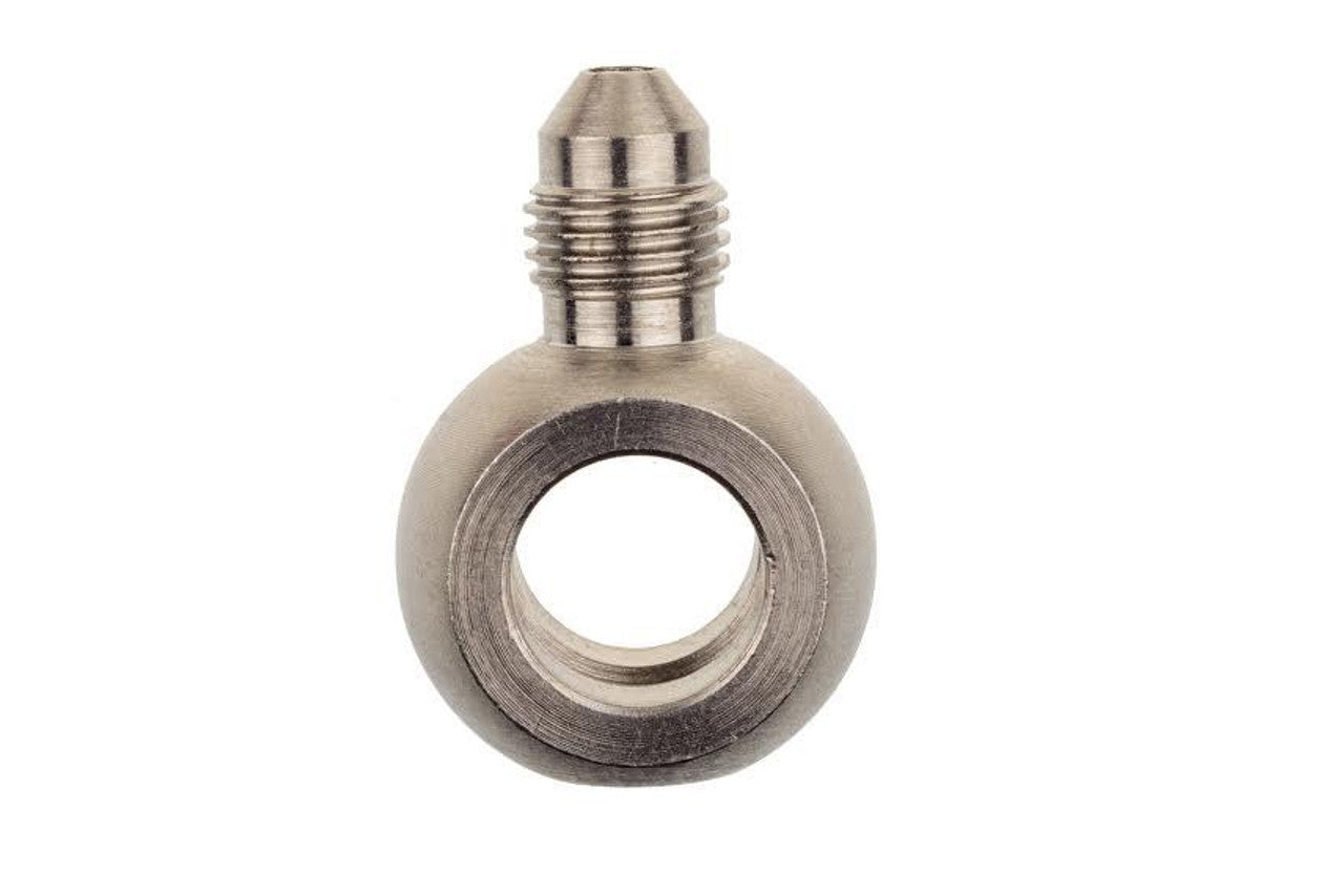 Redhorse Performance 344 Series 3 AN Male to 7/16 in Banjo Straight Banjo Stainless Brake Adapter