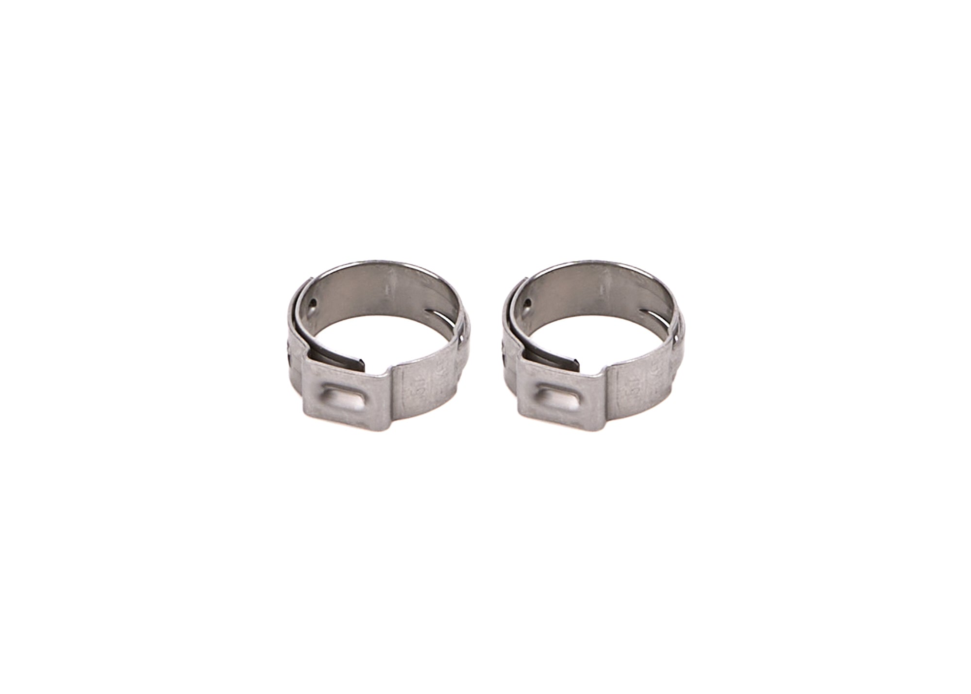 Redhorse Performance 420 Series Stainless Push Lock Hose Band Clamp - 4 AN (Pair)