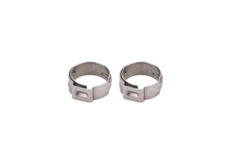 Redhorse Performance 420 Series Stainless Push Lock Hose Band Clamp - 4 AN (Pair)