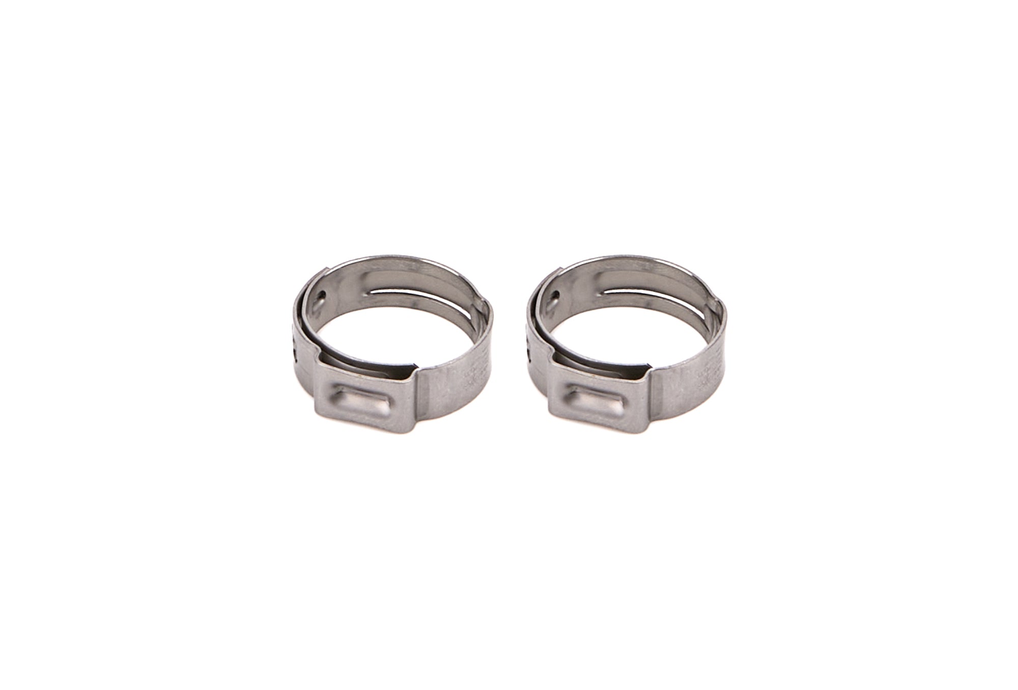 Redhorse Performance 420 Series Stainless Push Lock Hose Band Clamp - 6 AN (Pair)