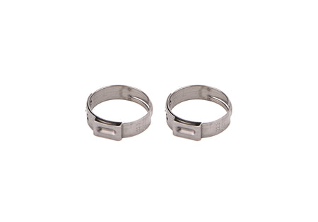 Redhorse Performance 420 Series Stainless Push Lock Hose Band Clamp - 8 AN (Pair)