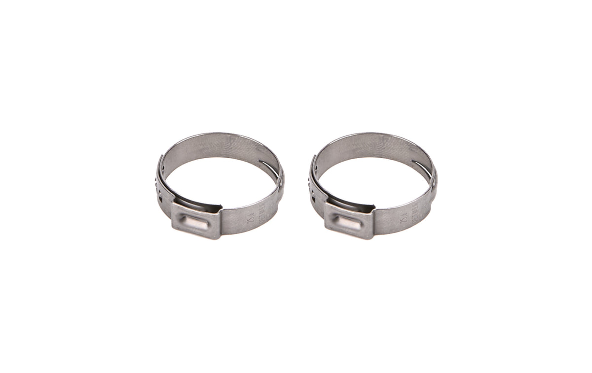 Redhorse Performance 420 Series Stainless Push Lock Hose Band Clamp - 10 AN (Pair)