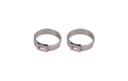 Redhorse Performance 420 Series Stainless Push Lock Hose Band Clamp - 10 AN (Pair)