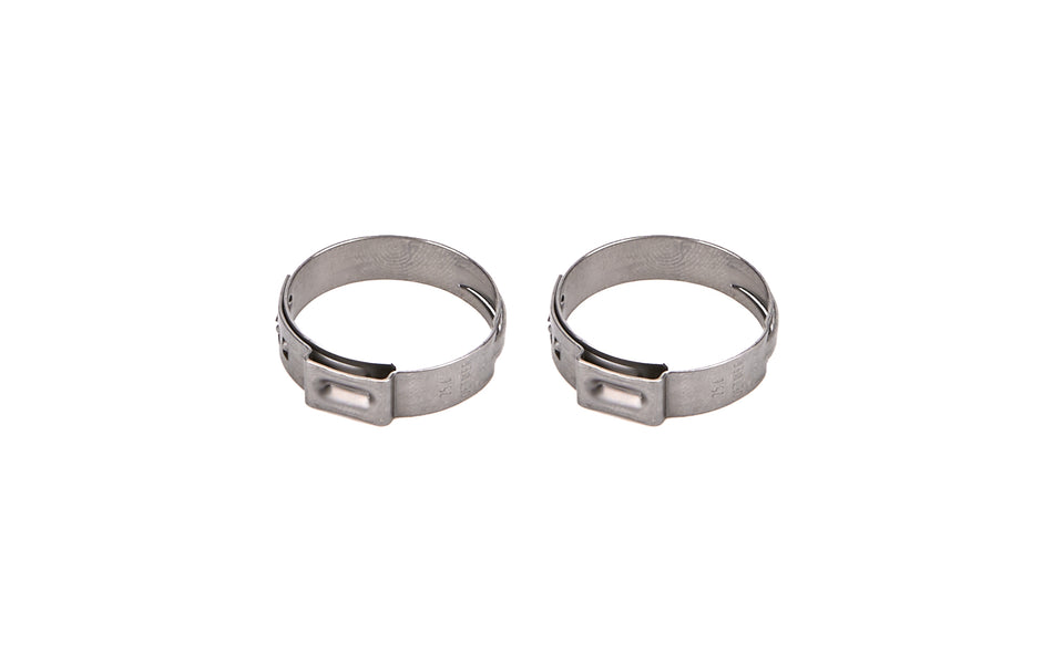 Redhorse Performance 420 Series Stainless Push Lock Hose Band Clamp - 10 AN (Pair)
