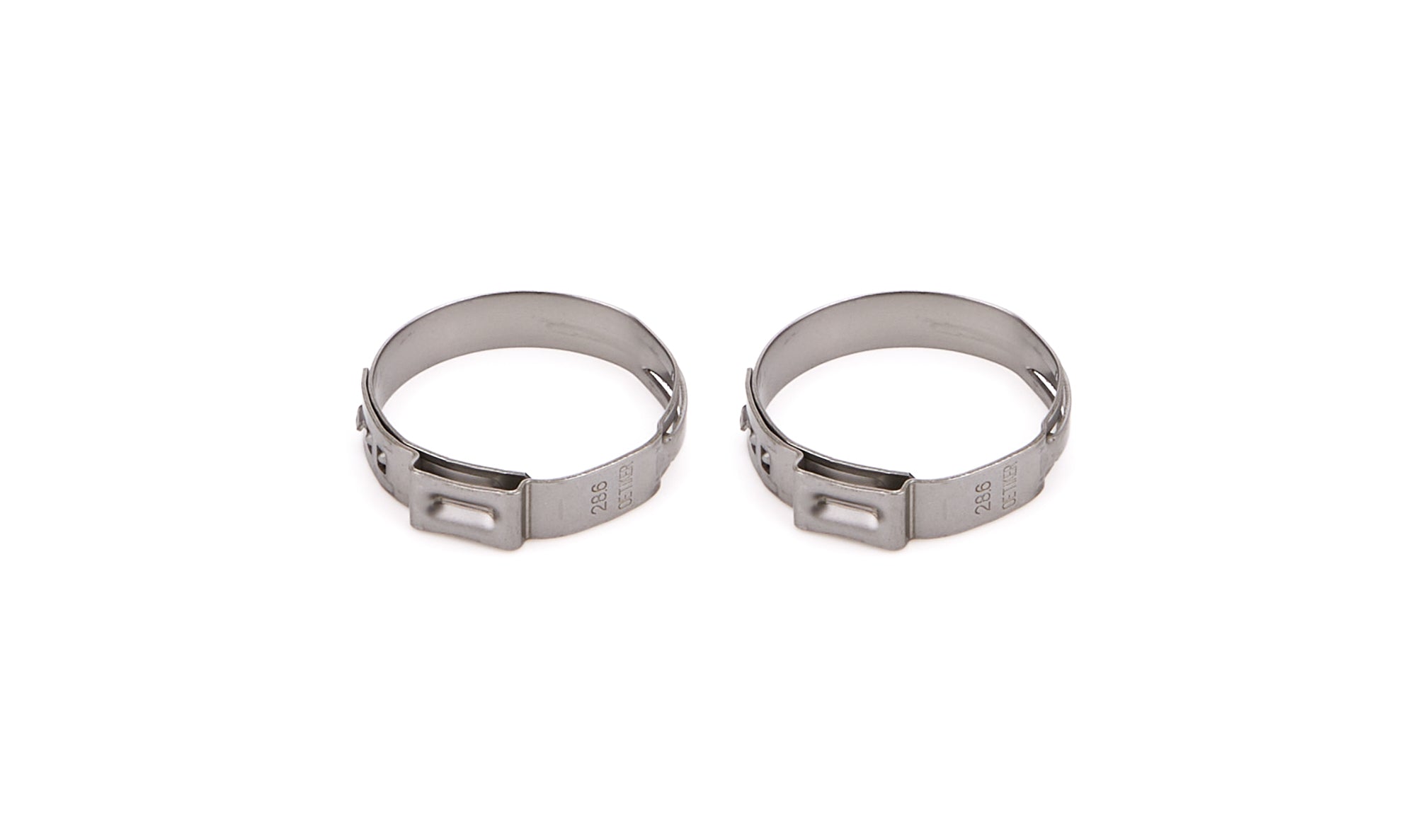 Redhorse Performance 420 Series Stainless Push Lock Hose Band Clamp - 12 AN (Pair)