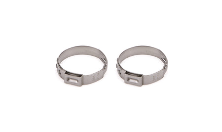 Redhorse Performance 420 Series Stainless Push Lock Hose Band Clamp - 12 AN (Pair)