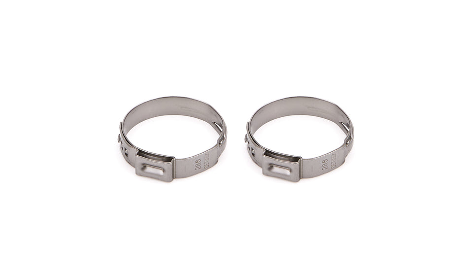 Redhorse Performance 420 Series Stainless Push Lock Hose Band Clamp - 12 AN (Pair)