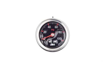 Redhorse Performance 5001 Series Fuel Pressure Gauge - 0-100 psi - Full Sweep - Black Face
