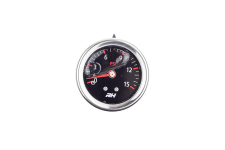 Redhorse Performance 5001 Series Fuel Pressure Gauge - 0-15 psi - Full Sweep - Black Face