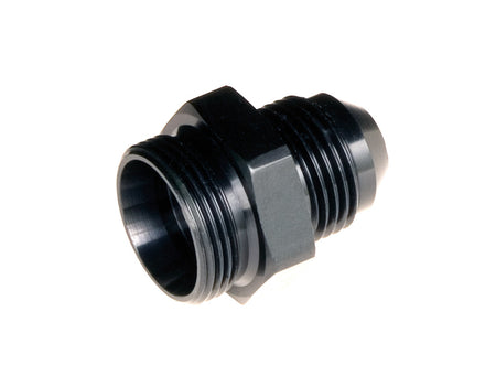 Redhorse Performance 5000 Series 6 AN Male to 9/16-24 in Inverted Flare Male Straight Carburetor Adapter - Black