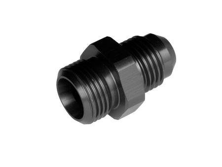 Redhorse Performance 5000 Series 6 AN Male to 5/8-20 in Inverted Flare Male Straight Carburetor Adapter - Black