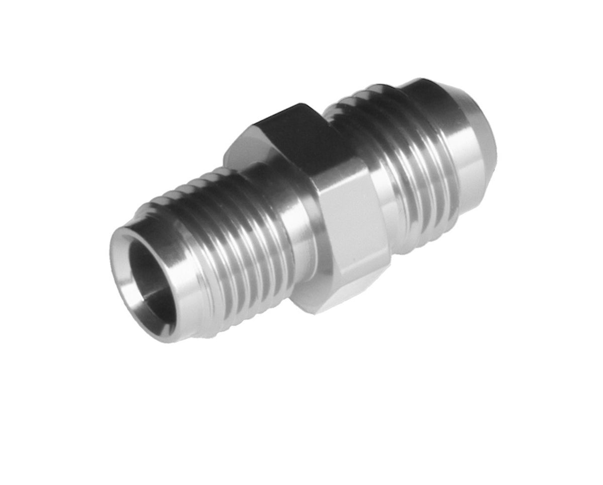 Redhorse Performance 5050 Series 6 AN Male to 1/2-20 in Inverted Flare Male Straight Carburetor Adapter - Clear