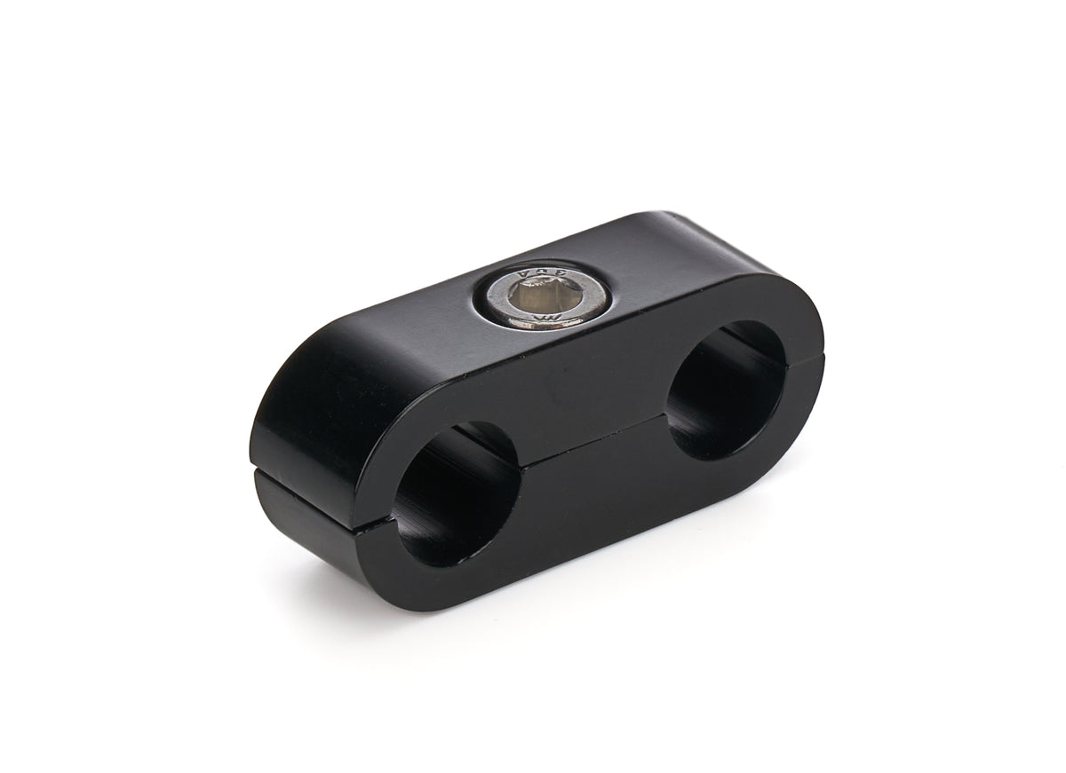Redhorse Performance 730 Series Hose Separator - Two 4 AN Holes - Black
