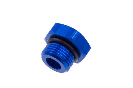 Redhorse Performance 814 Series 6 AN Hex Head O-Ring Port Plug - Blue