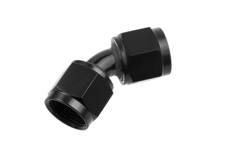 Redhorse Performance 8145 Series 8 AN Female to 8 AN Female 45 Degree Swivel Coupler - Black