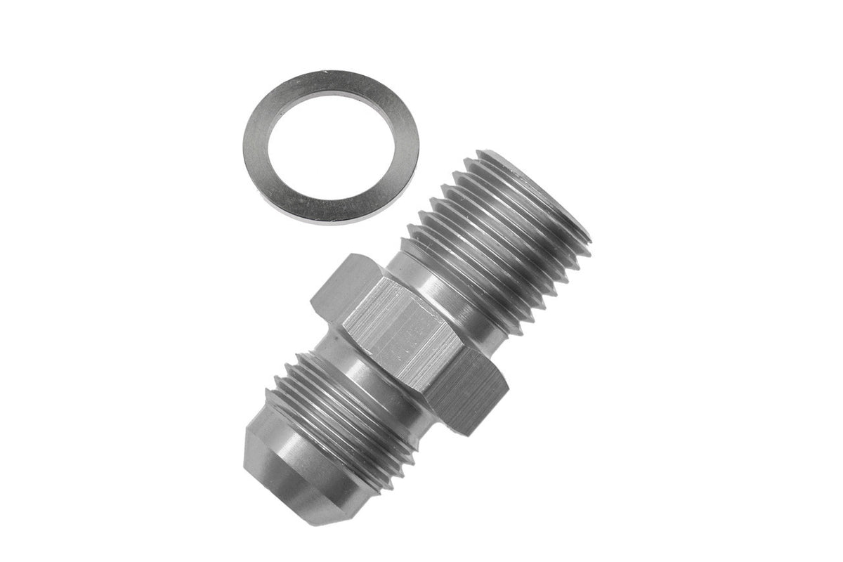 Redhorse Performance 8161 Series 6 AN Male to 10 mm x 1.0 Inverted Flare Male Straight Fitting