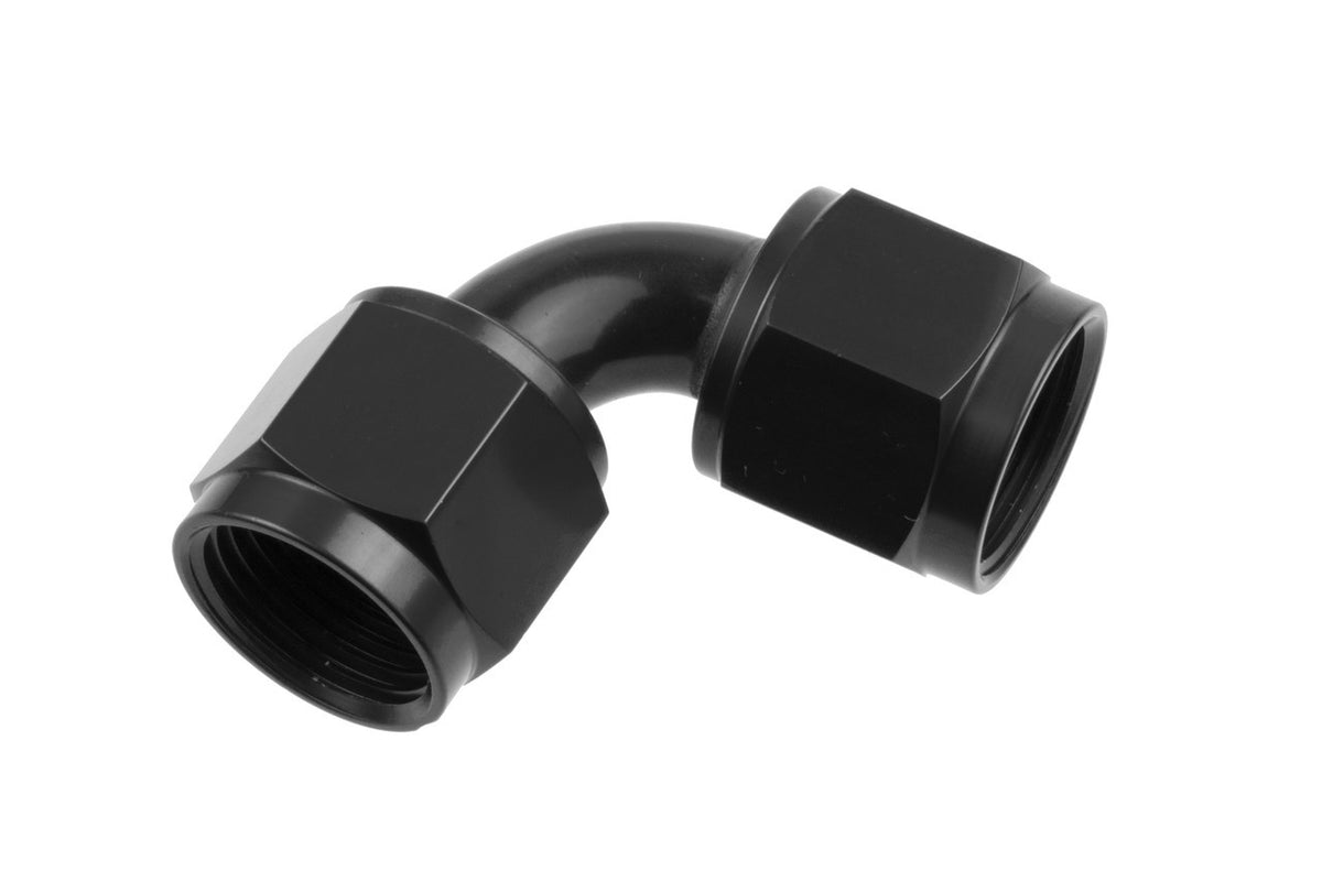 Redhorse Performance 8190 Series 4 AN Female to 4 AN Female 90 Degree Swivel Coupler - Black