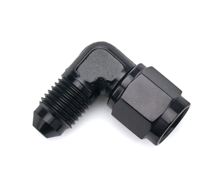 Redhorse Performance 8290 Series 4 AN Male to 4 AN Female Swivel 90 Degree Fitting - Black