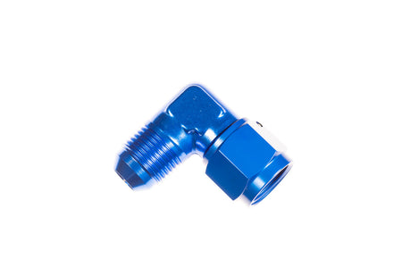 Redhorse Performance 8290 Series 6 AN Male to 6 AN Female Swivel 90 Degree Fitting - Blue
