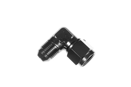 Redhorse Performance 8290 Series 6 AN Male to 6 AN Female Swivel 90 Degree Fitting - Black