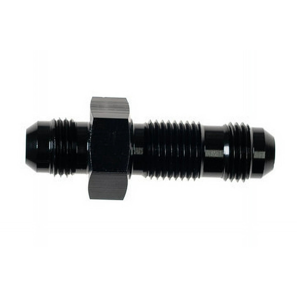 Redhorse Performance 832 Series 3 AN Male to 3 AN Male Bulkhead Straight Bulkhead Adapter - Black