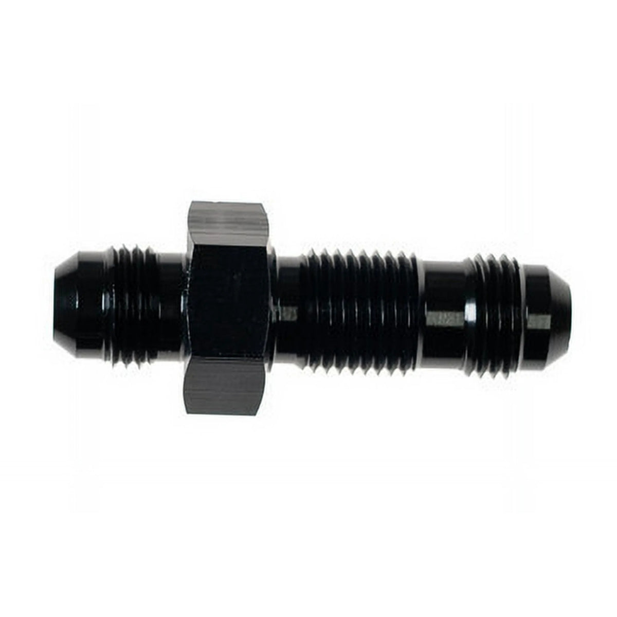 Redhorse Performance 832 Series 8 AN Male to 8 AN Male Bulkhead Straight Bulkhead Adapter - Black