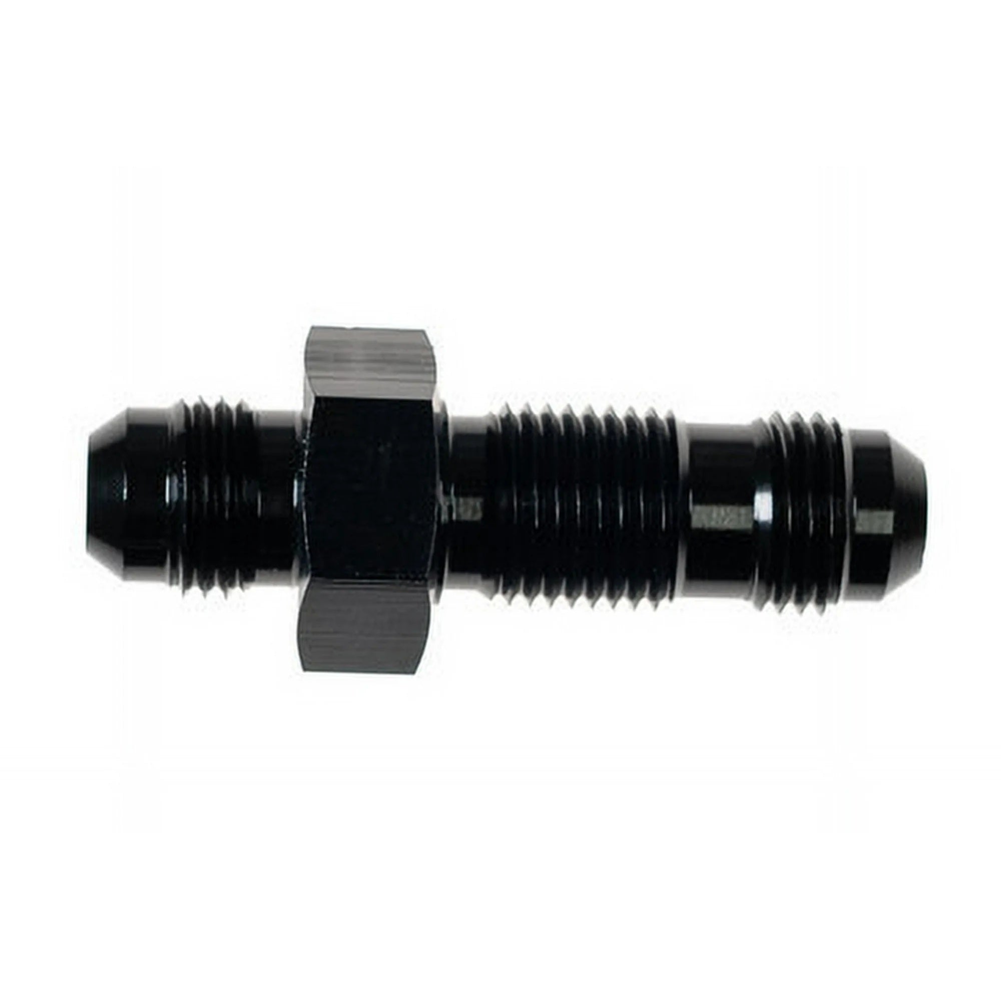 Redhorse Performance 832 Series 8 AN Male to 8 AN Male Bulkhead Straight Bulkhead Adapter - Black