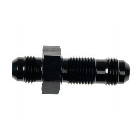 Redhorse Performance 832 Series 8 AN Male to 8 AN Male Bulkhead Straight Bulkhead Adapter - Black