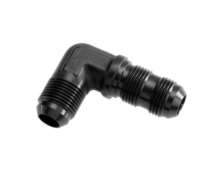 Redhorse Performance 833 Series 6 AN Male to 6 AN Male Bulkhead 90 Degree Bulkhead Adapter - Black