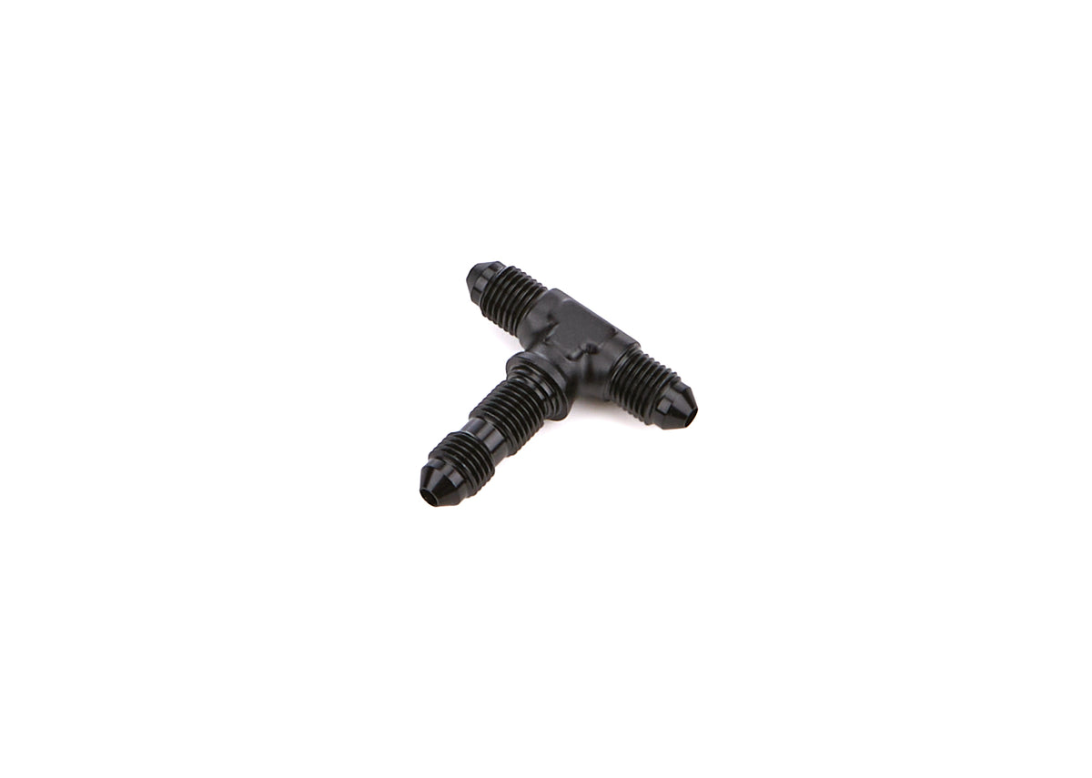 Redhorse Performance 834 Series 6 AN Male x 6 AN Male x 6 AN Male Bulkhead Bulkhead Tee - Black