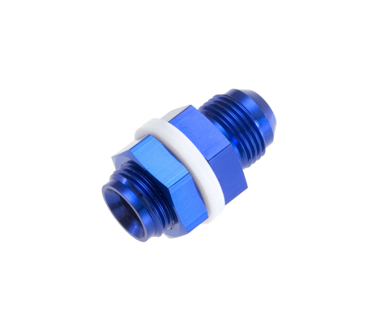 Redhorse Performance 8832 Series 10 AN Male to 10 AN Male Bulkhead Straight Bulkhead Adapter - Blue