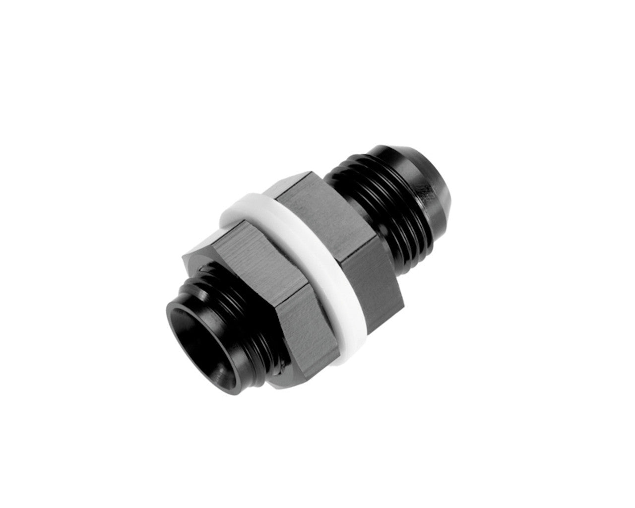 Redhorse Performance 8832 Series 12 AN Male to 12 AN Male Bulkhead Straight Bulkhead Adapter - Black
