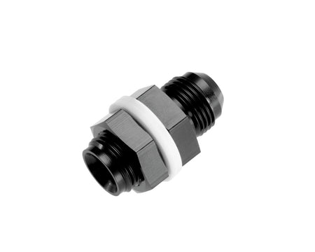 Redhorse Performance 8832 Series 12 AN Male to 12 AN Male Bulkhead Straight Bulkhead Adapter - Black