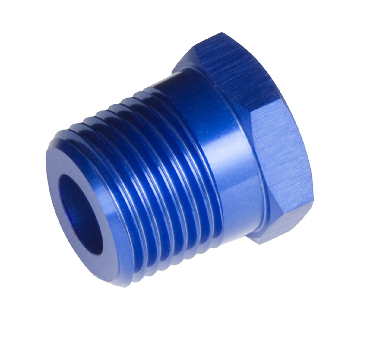 Redhorse Performance 912 Series 1/2 in NPT Male to 3/8 in NPT Female Reducer Bushing - Blue