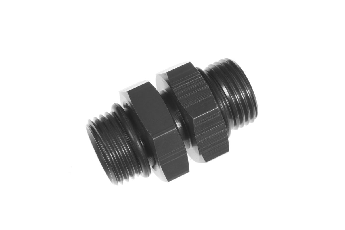 Redhorse Performance 9200 Series 10 AN Male O-Ring to 10 AN Male O-Ring Straight Port Adapter - Black