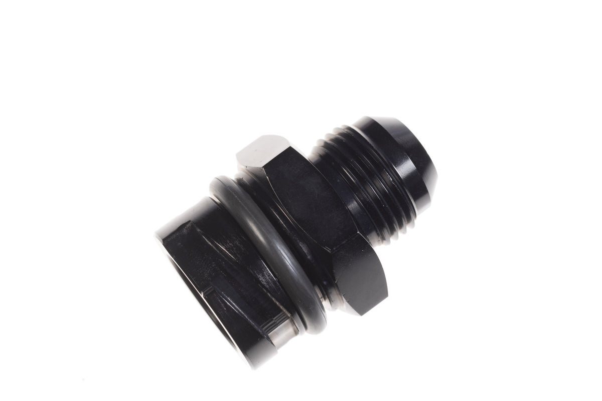 Redhorse Performance 925 Series 12 AN Male to OE Oil Cap O-Ring Valve Cover Oil Cap Fitting - Black