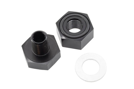 Redhorse Performance 9832 Series 1/8 in NPT Female to 1/8 in NPT Female Bulkhead Bulkhead Adapter - Black
