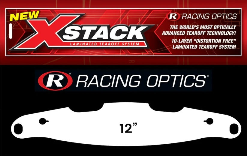 Racing Optics XStack Tearoffs - Clear 10219C