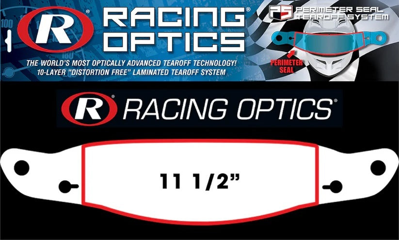 Racing Optics Perimeter Seal Tearoffs - Clear 3417CP