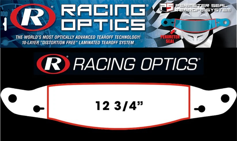 Racing Optics Perimeter Seal Tearoffs - Clear 3418CP