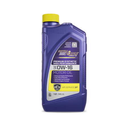 Royal Purple 0W16 Synthetic Motor Oil - 1 Qt Bottle