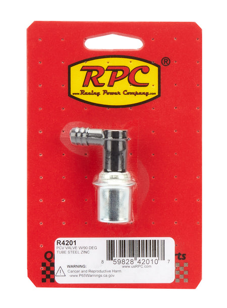 Racing Power PCV Valve - 90 Degree - 3/8 in Hose Barb