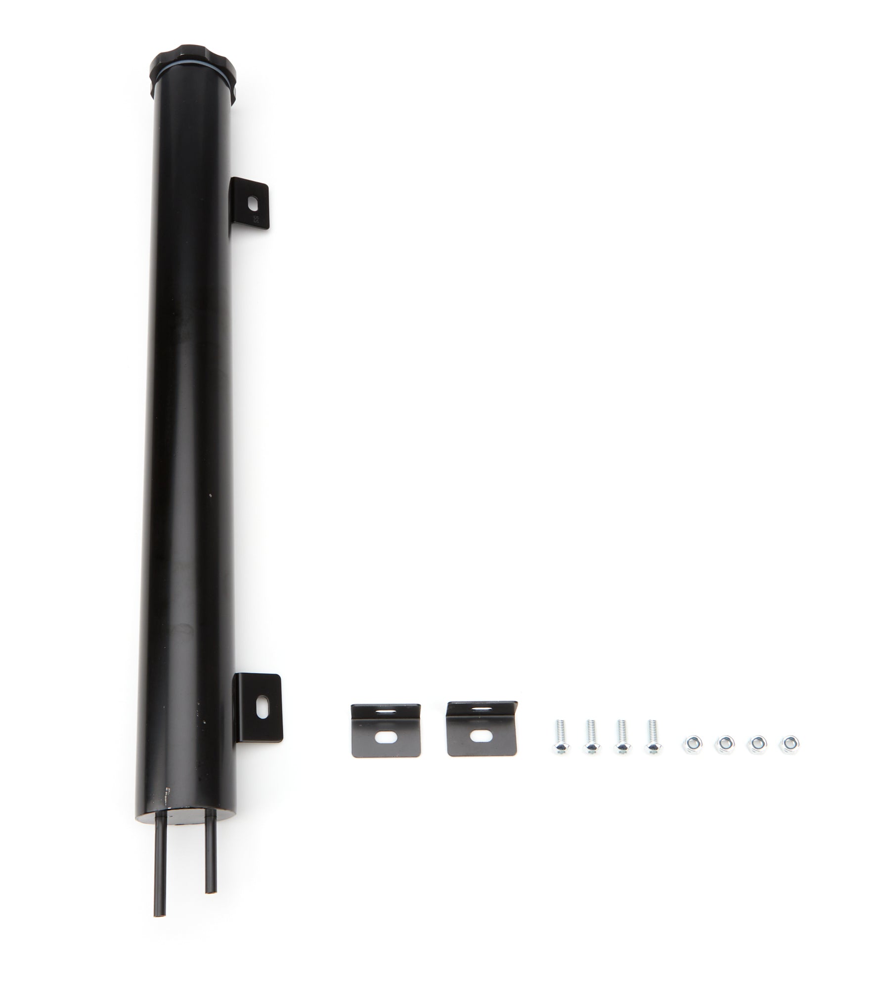 Racing Power Coolant Recovery Tank - 28 oz - 19 in Tall - 2 in Diameter - Black