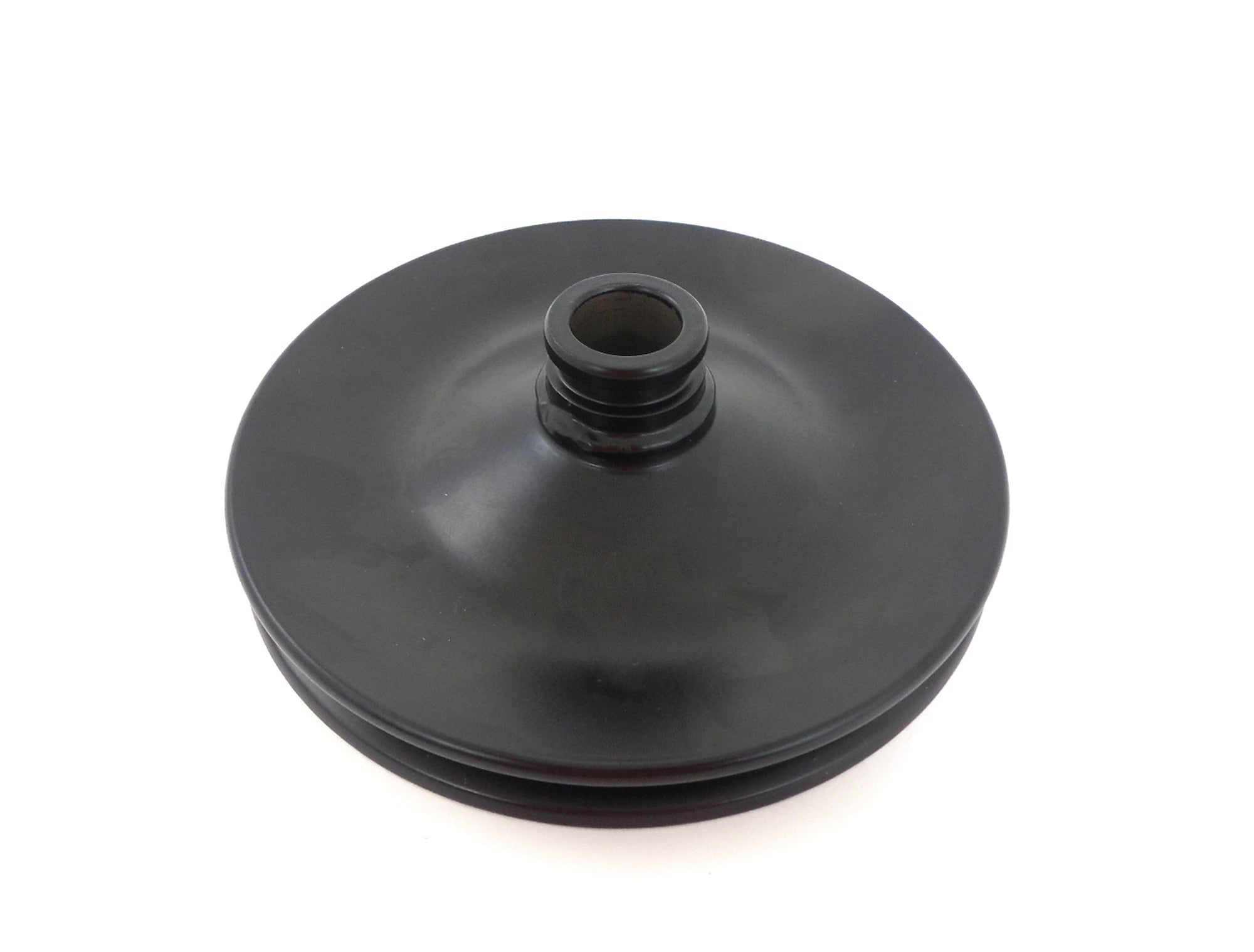 Racing Power Saginaw V-Belt 1 Groove Power Steering Pump Pulley - 5.84 in - Black