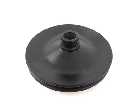 Racing Power Saginaw V-Belt 1 Groove Power Steering Pump Pulley - 5.84 in - Black