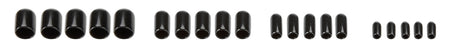 Racing Power Assorted Sizes Vacuum Line Cap Kit - Black
