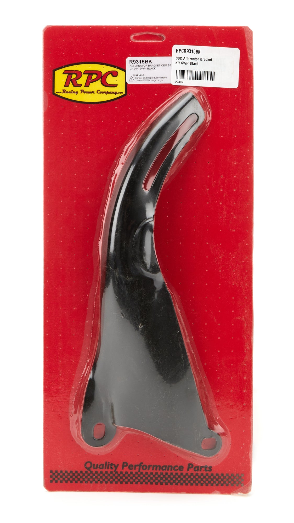 Racing Power O.E. Style LH Intake / Water Pump Mount Alternator Bracket - Short Water Pump - Small Block Chevy