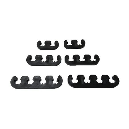 Racing Power Spark Plug Wire Separators - Deluxe - 8 mm - Black