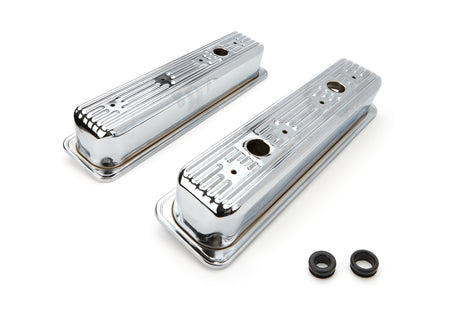 Racing Power Tall Valve Covers - Chrome - Small Block Chevy (Pair)
