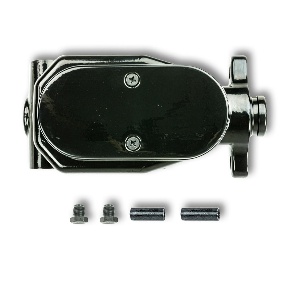 Right Stuff Detailing Slimline Style Master Cylinder - 1.125 in Bore - Black